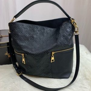 Louis Vuitton | Bags | Louis Vuitton Melie Black Monogram Empreinte Tote |  Poshmark